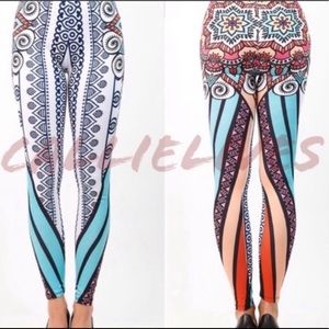 New! Clearance 🔥 Callie Lives Henna Tattoo Ink 3D Illustration Leggings